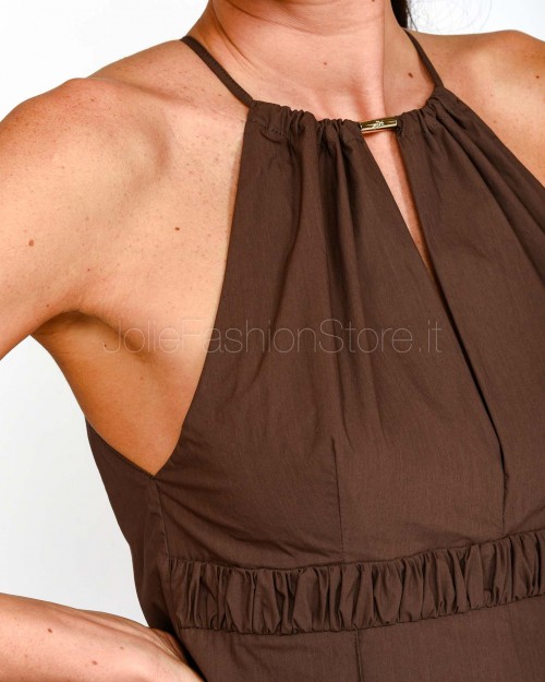 Patrizia Pepe DRESS Sensual Brown  2A2949 A570 B825