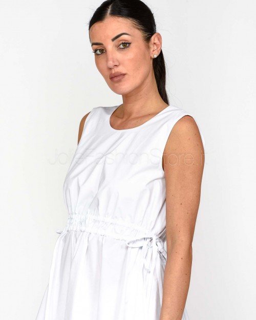 Meimeij Abito Midi Ricamo Laser Off White  M5EAA0 791