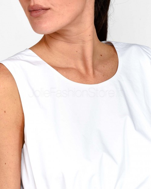 Meimeij Abito Midi Ricamo Laser Off White  M5EAA0 791