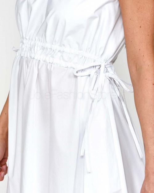 Meimeij Abito Midi Ricamo Laser Off White  M5EAA0 791