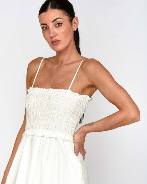 Grace & Mila Abito Lungo Bianco  ROSEBELLA_12948 ECRU
