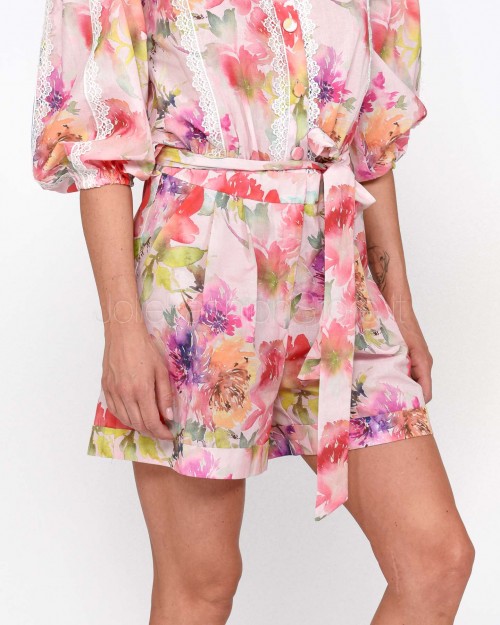 Actualee Pink Voile Jumpsuit  14213 PINK VOILE