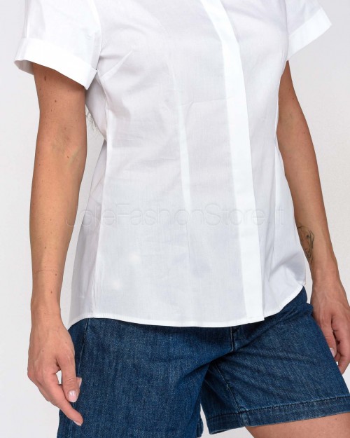 I'Min Luxury Camicia Bianca Manica Corta  RM89 BIANCO