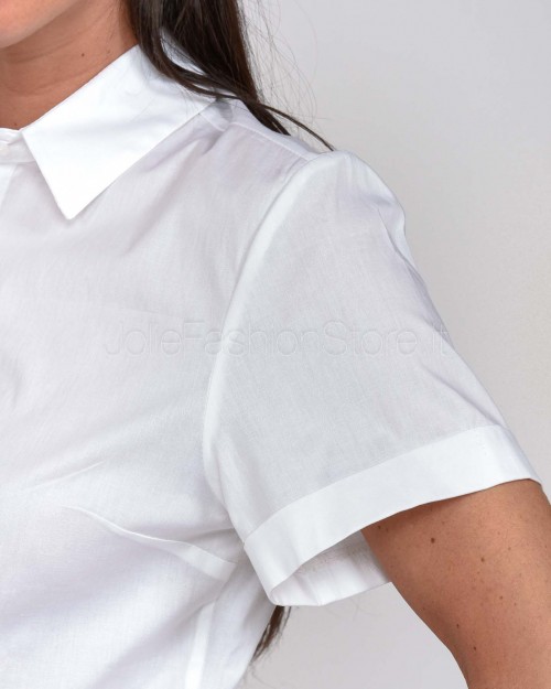 I'Min Luxury Camicia Bianca Manica Corta  RM89 BIANCO