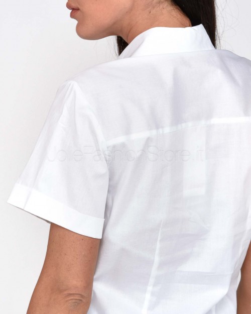 I'Min Luxury Camicia Bianca Manica Corta  RM89 BIANCO
