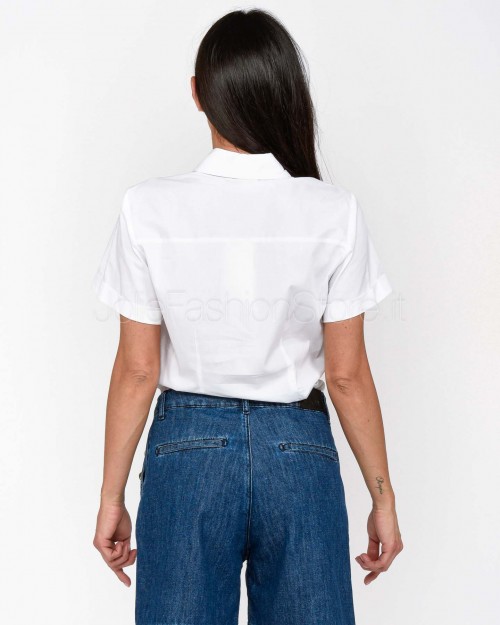 I'Min Luxury Camicia Bianca Manica Corta  RM89 BIANCO