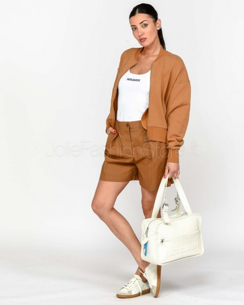Patrizia Pepe Felpa Con Zip Summer Brow  1M4033 J079 B876