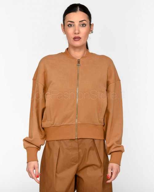 Patrizia Pepe Felpa Con Zip Summer Brow  1M4033 J079 B876