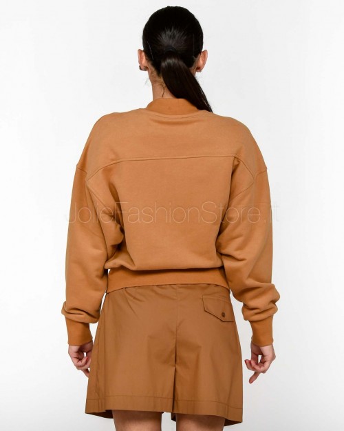 Patrizia Pepe Felpa Con Zip Summer Brow  1M4033 J079 B876