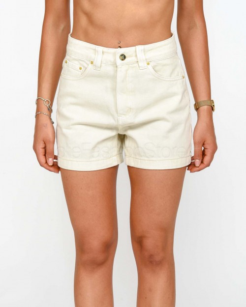 Grace & Mila Shorts In Denim Bianco  RICE 13063