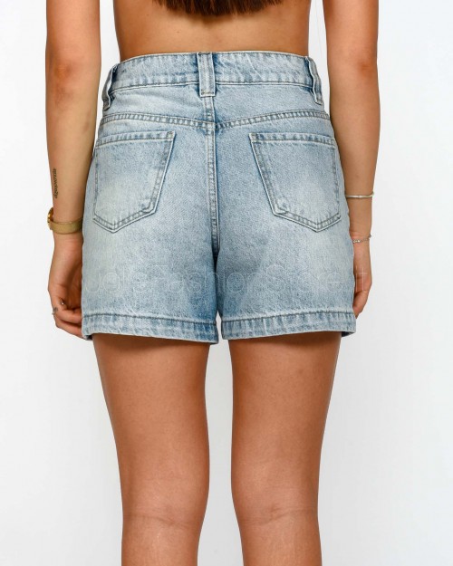 Grace & Mila Shorts In Denim  RICE 13063 BLU