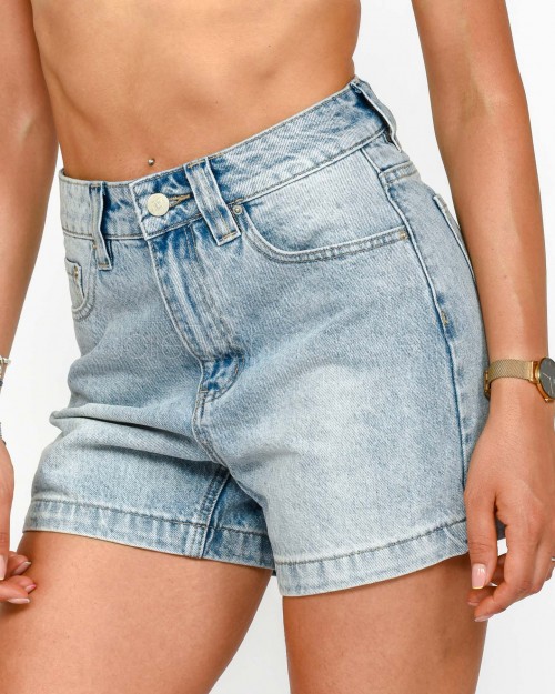 Grace & Mila Shorts In Denim  RICE 13063 BLU
