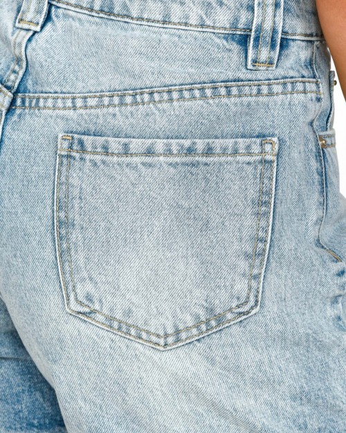 Grace & Mila Shorts In Denim  RICE 13063 BLU