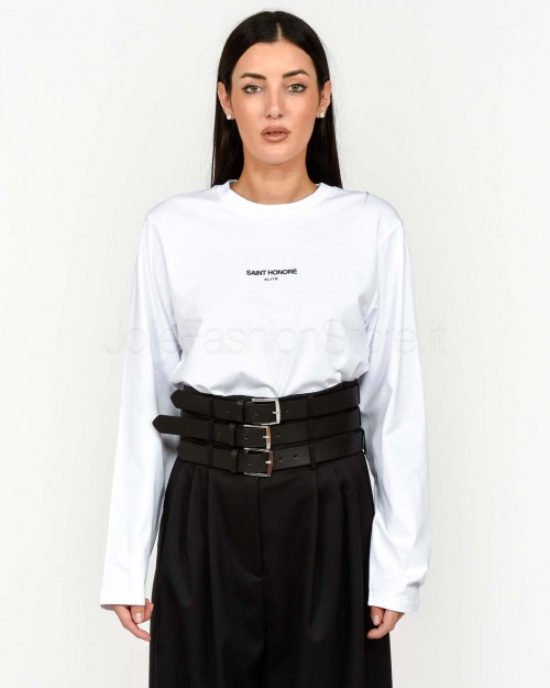 Elitè Maglia Maniche Lunghe Bianca “Saint Honorè”  899 LOGO BLK LONG SLEVEE