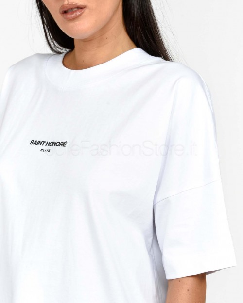Elitè T-Shirt Bianca “Saint Honorè”  899 LOGO BLK WHT TSH