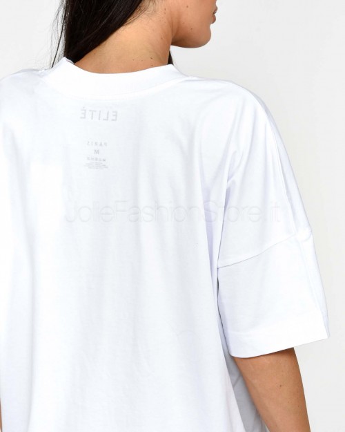 Elitè T-Shirt Bianca “Saint Honorè”  899 LOGO BLK WHT TSH