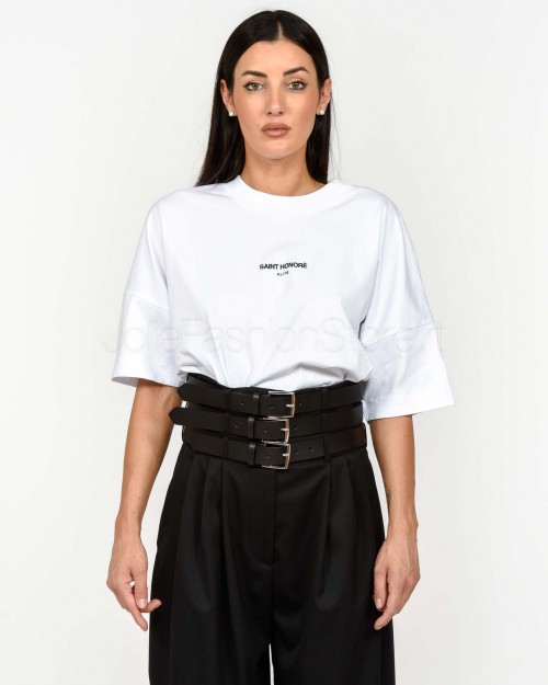 Elitè T-Shirt Bianca “Saint Honorè”  899 LOGO BLK WHT TSH