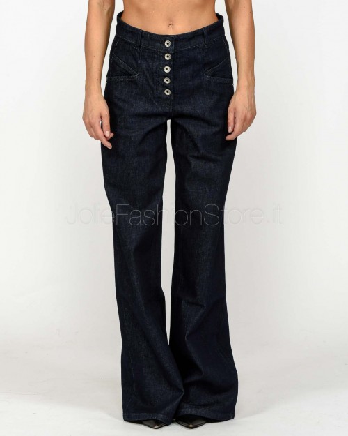 Patrizia Pepe PANTALONI/TROUSERS Blue rinse Wash  8P0719 D113 CA74