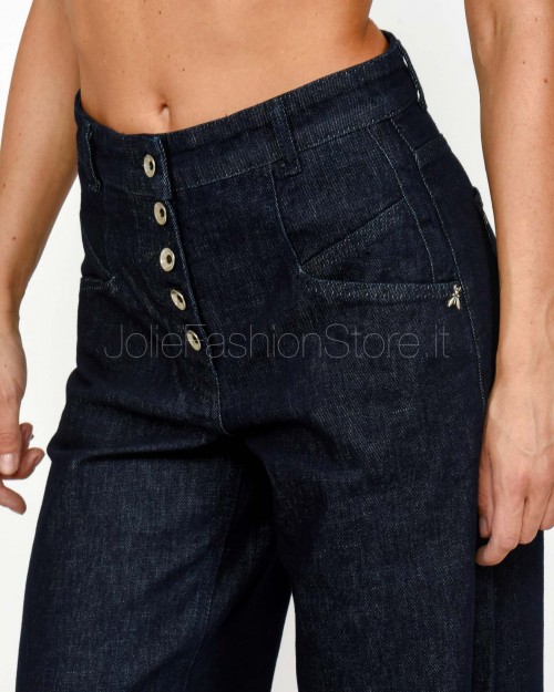 Patrizia Pepe PANTALONI/TROUSERS Blue rinse Wash  8P0719 D113 CA74
