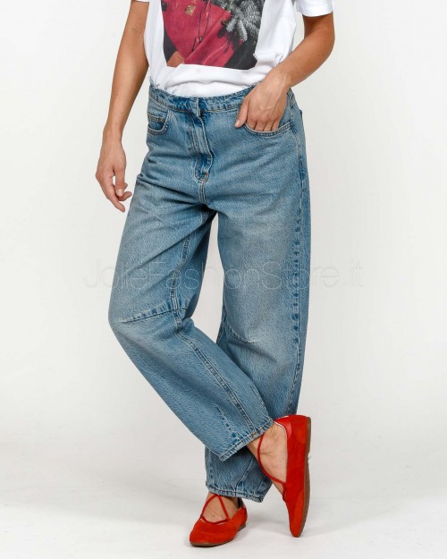 Patrizia Pepe PANTALONI/TROUSERS Medium Blue Wash