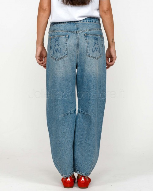 Patrizia Pepe Jeans Balloon Medium Blue Wash  8P0717 D1WZB CA77