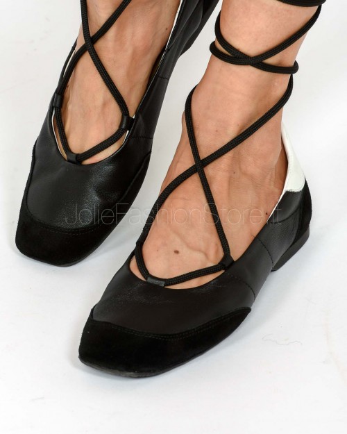 Patrizia Pepe Ballerina Dancing SKIN Black  8Z0123 L150 K103