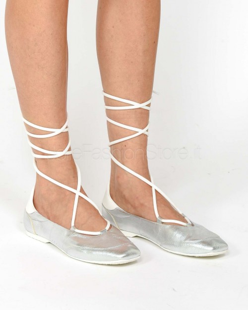 Patrizia Pepe Ballerina Dancing SKIN Silver  8Z0123 L031 S298