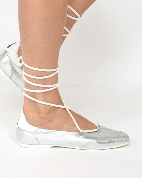 Patrizia Pepe Ballerina Dancing SKIN Silver  8Z0123 L031 S298