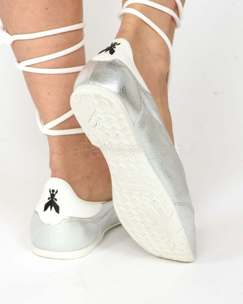 Patrizia Pepe Ballerina Dancing SKIN Silver  8Z0123 L031 S298