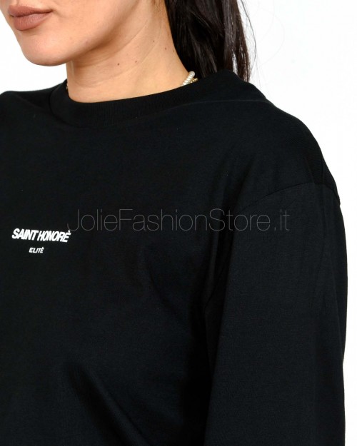 Elitè Maglia Maniche Lunghe Nera “Saint Honorè”  899 LOGO WHT LONG SLEVEE