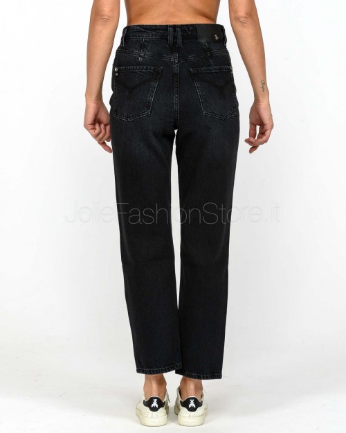 Patrizia Pepe Jeans Gamba Dritta Black Wash  8P0402 D1WZN K463
