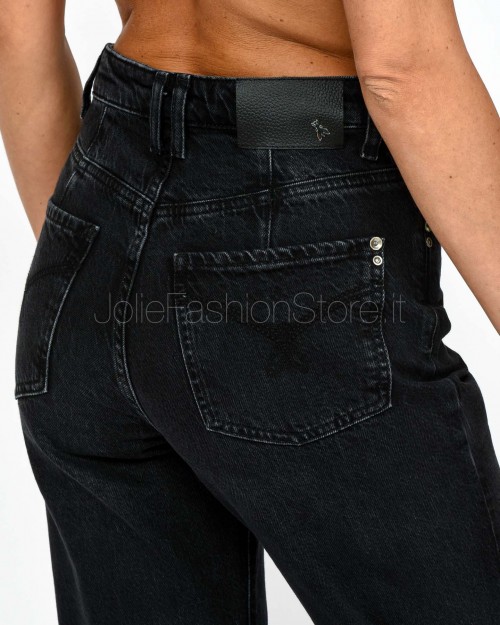 Patrizia Pepe Jeans Gamba Dritta Black Wash  8P0402 D1WZN K463