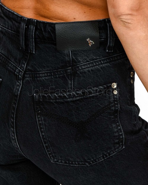 Patrizia Pepe Jeans Gamba Dritta Black Wash  8P0402 D1WZN K463