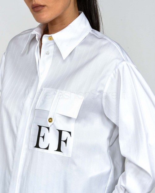 Elisabetta Franchi White Shirt EF  CA12156E2 100