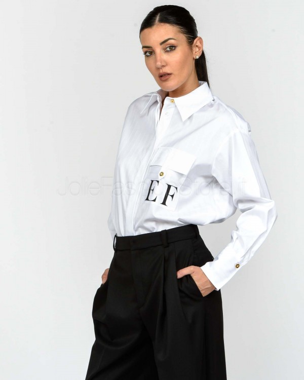 Elisabetta Franchi White Shirt EF  CA12156E2 100