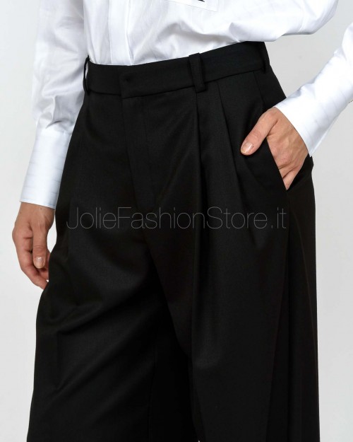 Elisabetta Franchi Pantalone Nero  PA11456E2 110