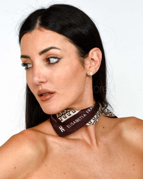 Elisabetta Franchi Foulard Merlot/Milk
