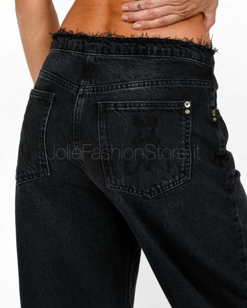 Patrizia Pepe PANTALONI/TROUSERS Black Wash  8P0717 D1WZN K463