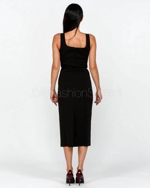 Patrizia Pepe Abito Midi Sanicato Nero  8A1514 A6F5 K103