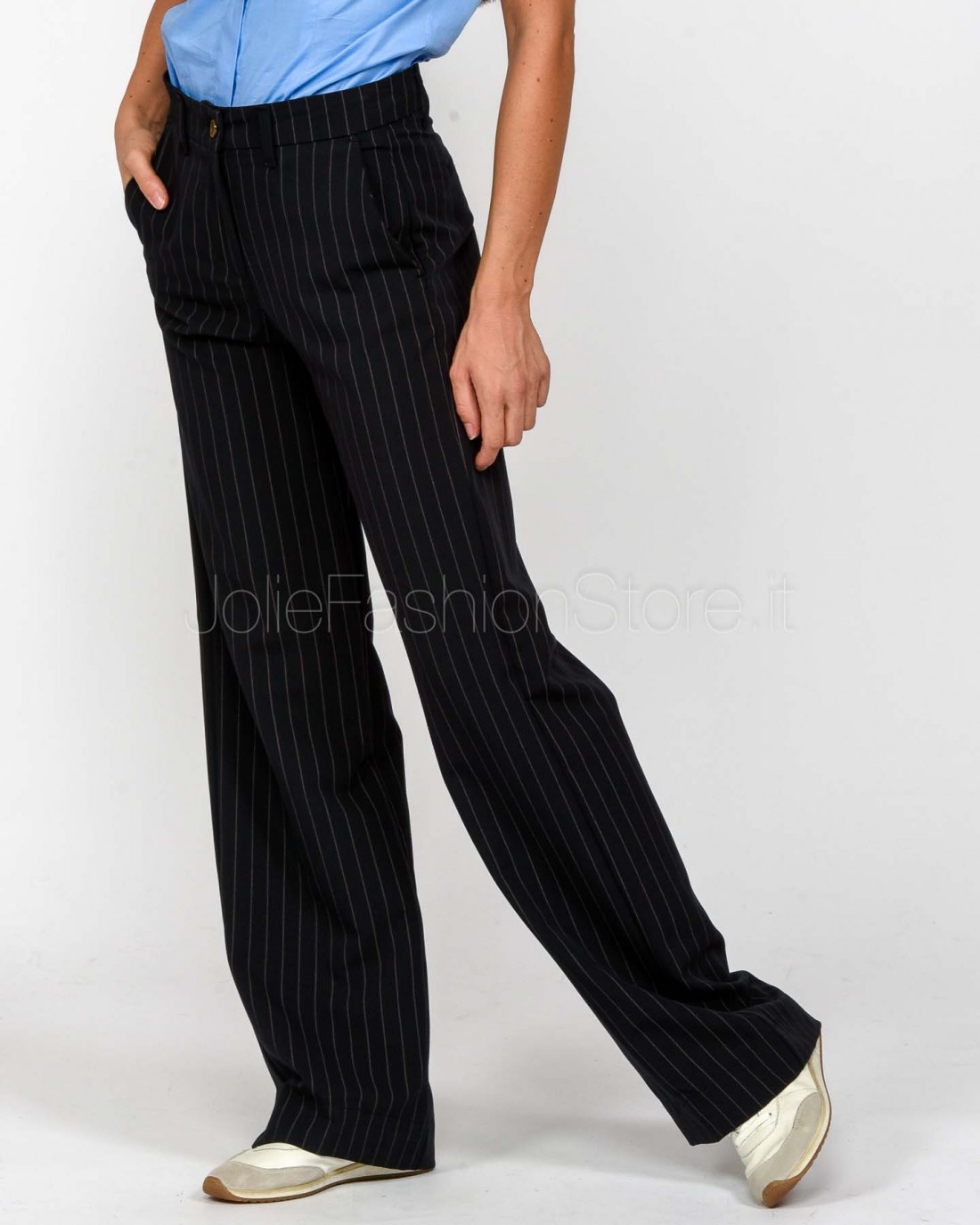 Squad Pantalone Gamba Dritta Gessato  TANIA225118 VRU