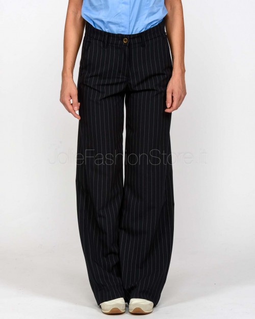 Squad Pantalone Gamba Dritta Gessato  TANIA225118 VRU