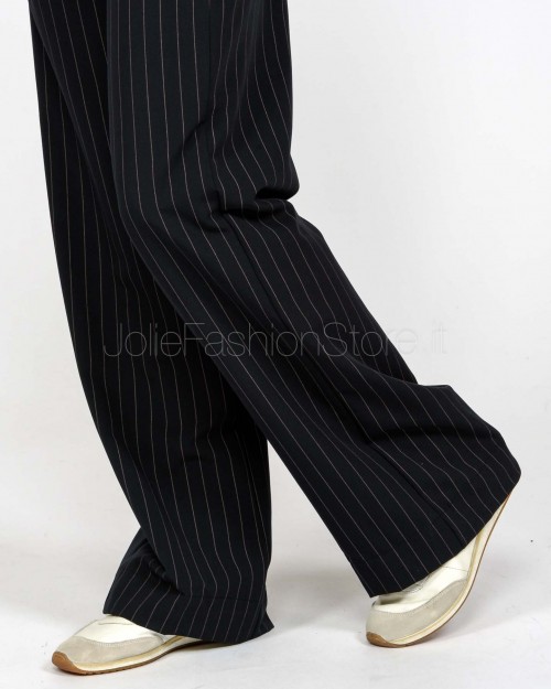 Squad Pantalone Gamba Dritta Gessato  TANIA225118 VRU