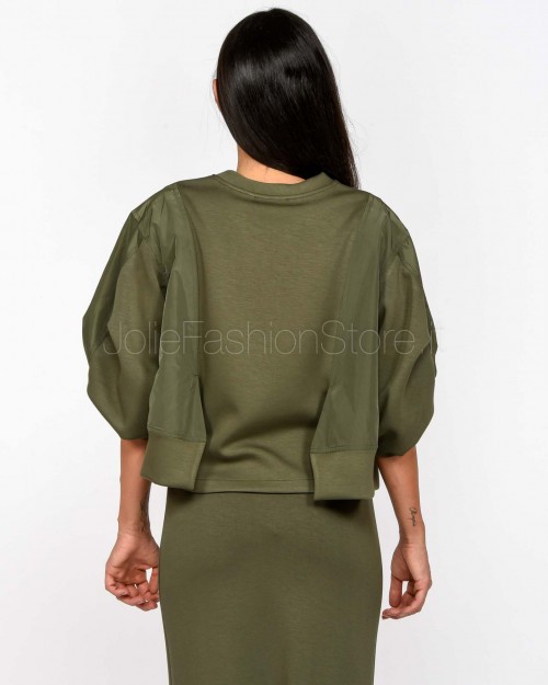 Meimeij T-Shirt Bomber Crop Mility  M5FD00 866