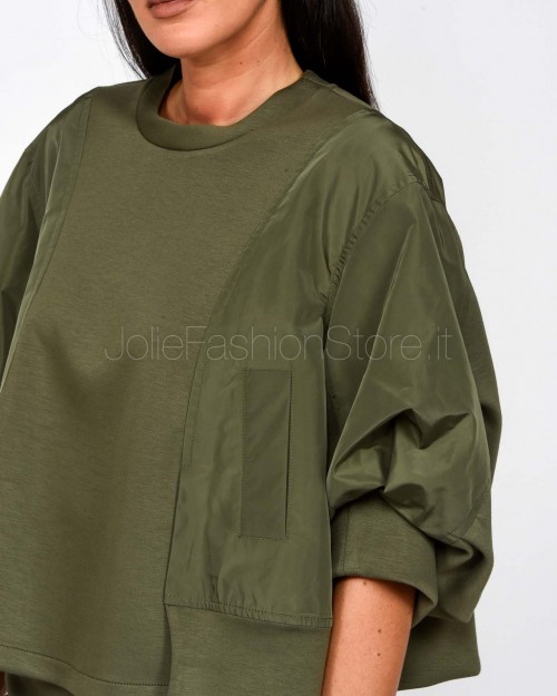 Meimeij T-Shirt Bomber Crop Mility  M5FD00 866