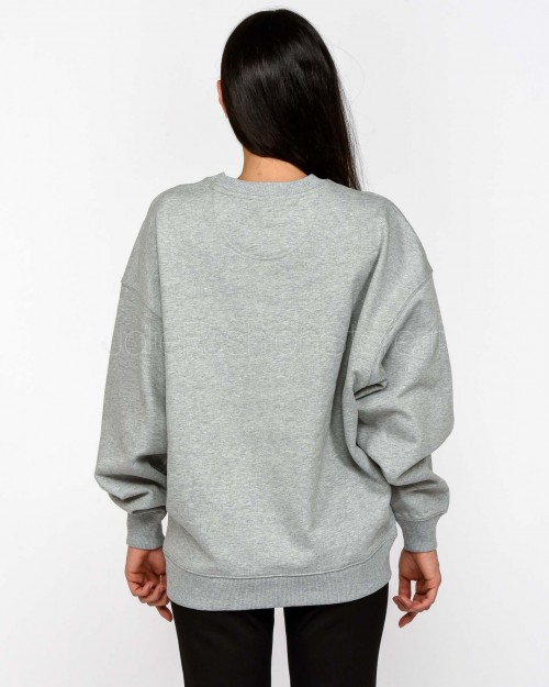 Elitè Felpa Over Girocollo Grigio “Saint Honorè”  899 LOGO WHT GRY