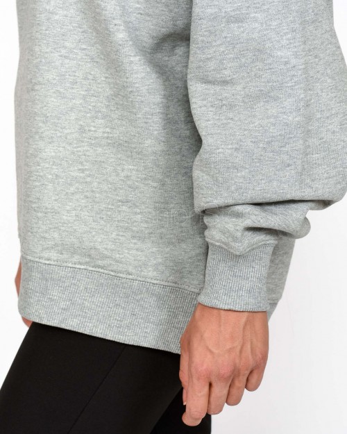 Elitè Felpa Over Girocollo Grigio “Saint Honorè”  899 LOGO WHT GRY