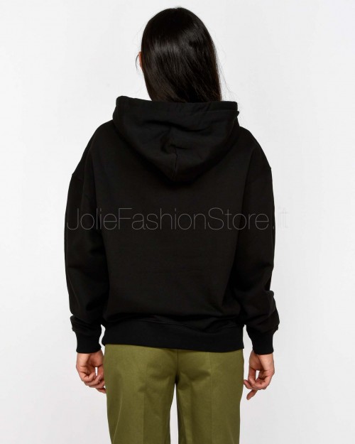 Elitè Felpa Over Con Cappuccio Nero “Saint Honorè”  899 LOGO WHT BLK