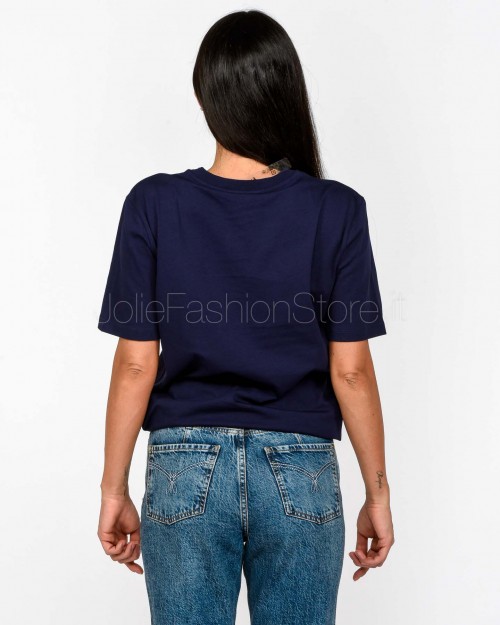 Patrizia Pepe T-Shirt Basic Evening Blue  8M1612 J089 CA67