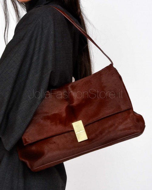 Mouliebre LIMITED EDITION Borsa in Cavallino Bordeaux Modello Olivia  OLIVIA011 LE