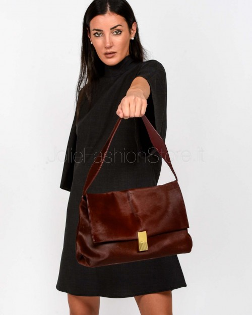 Mouliebre LIMITED EDITION Borsa in Cavallino Bordeaux Modello Olivia  OLIVIA011 LE